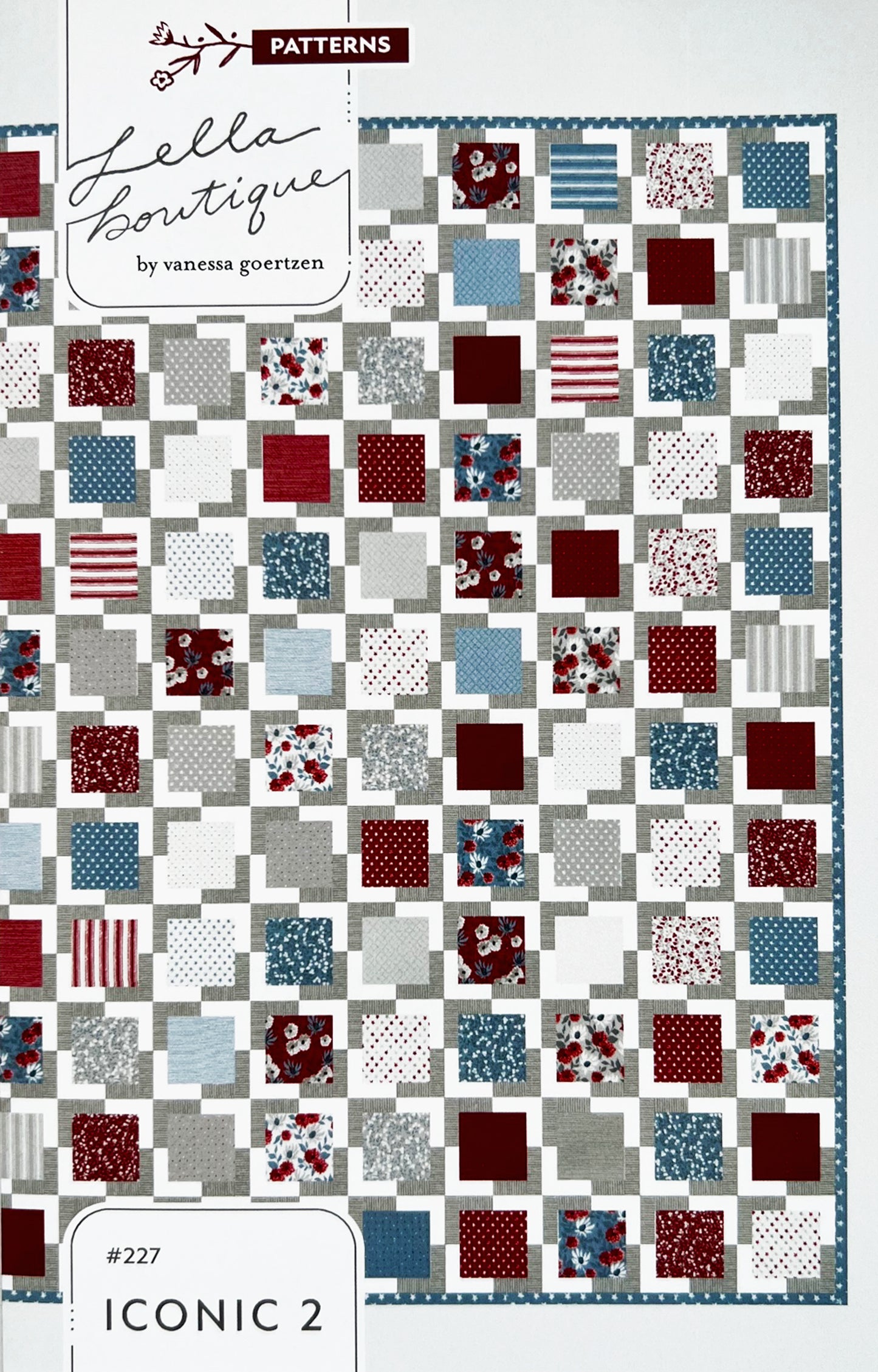 Iconic 2 Quilt Pattern, Lella Boutique LB227