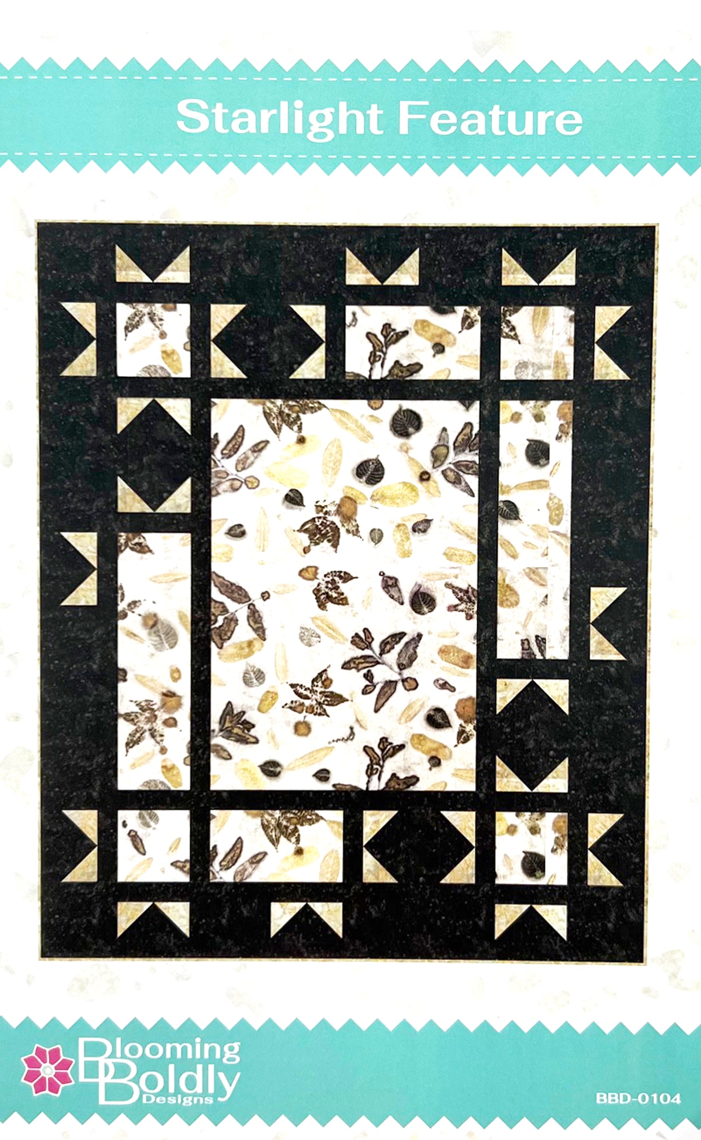 Starlight Feature Quilt Pattern, Blooming Boldly BBD0104