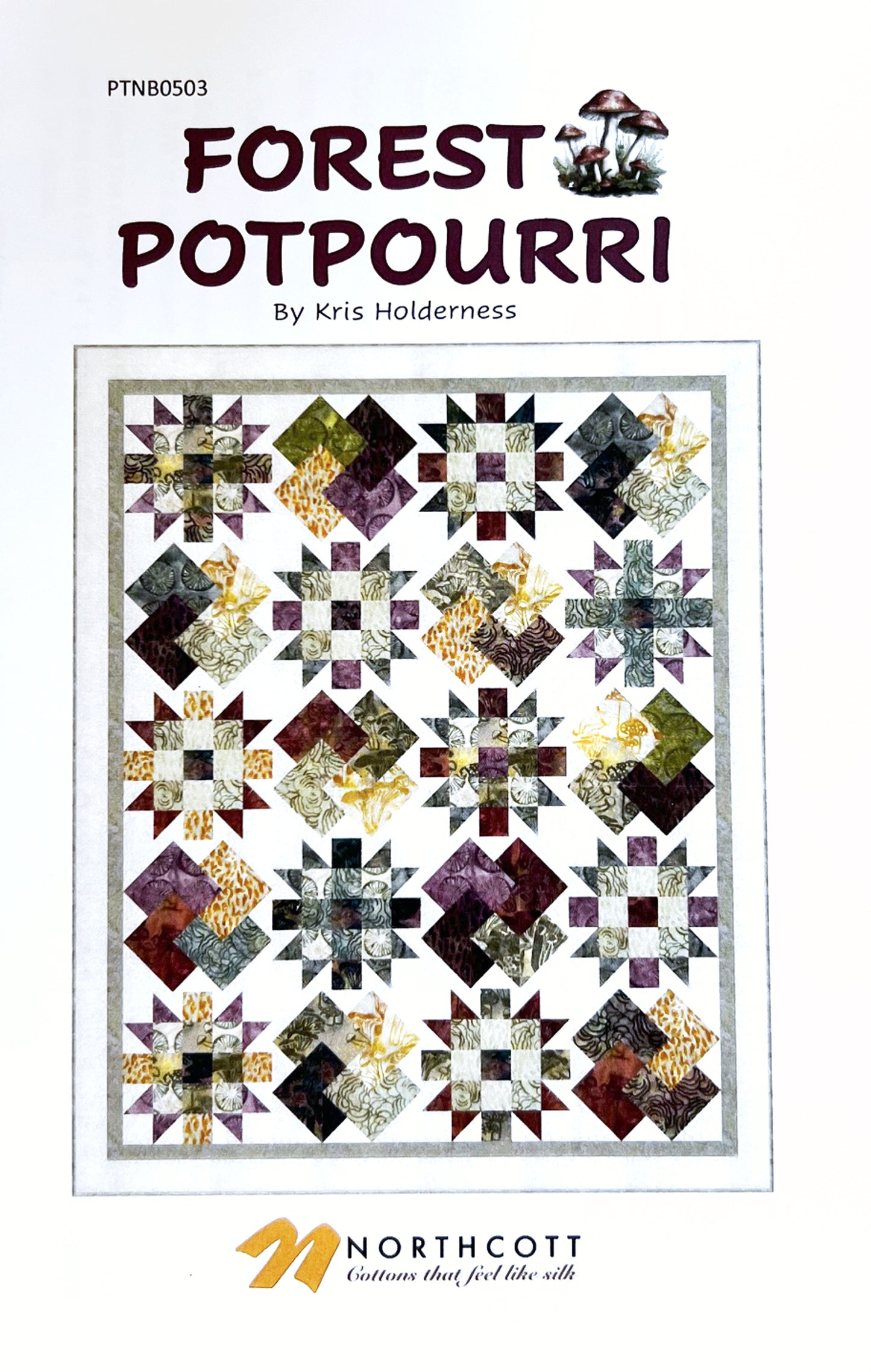 Forest Potpourri Quilt Pattern, Holderness Designs PTNB0503