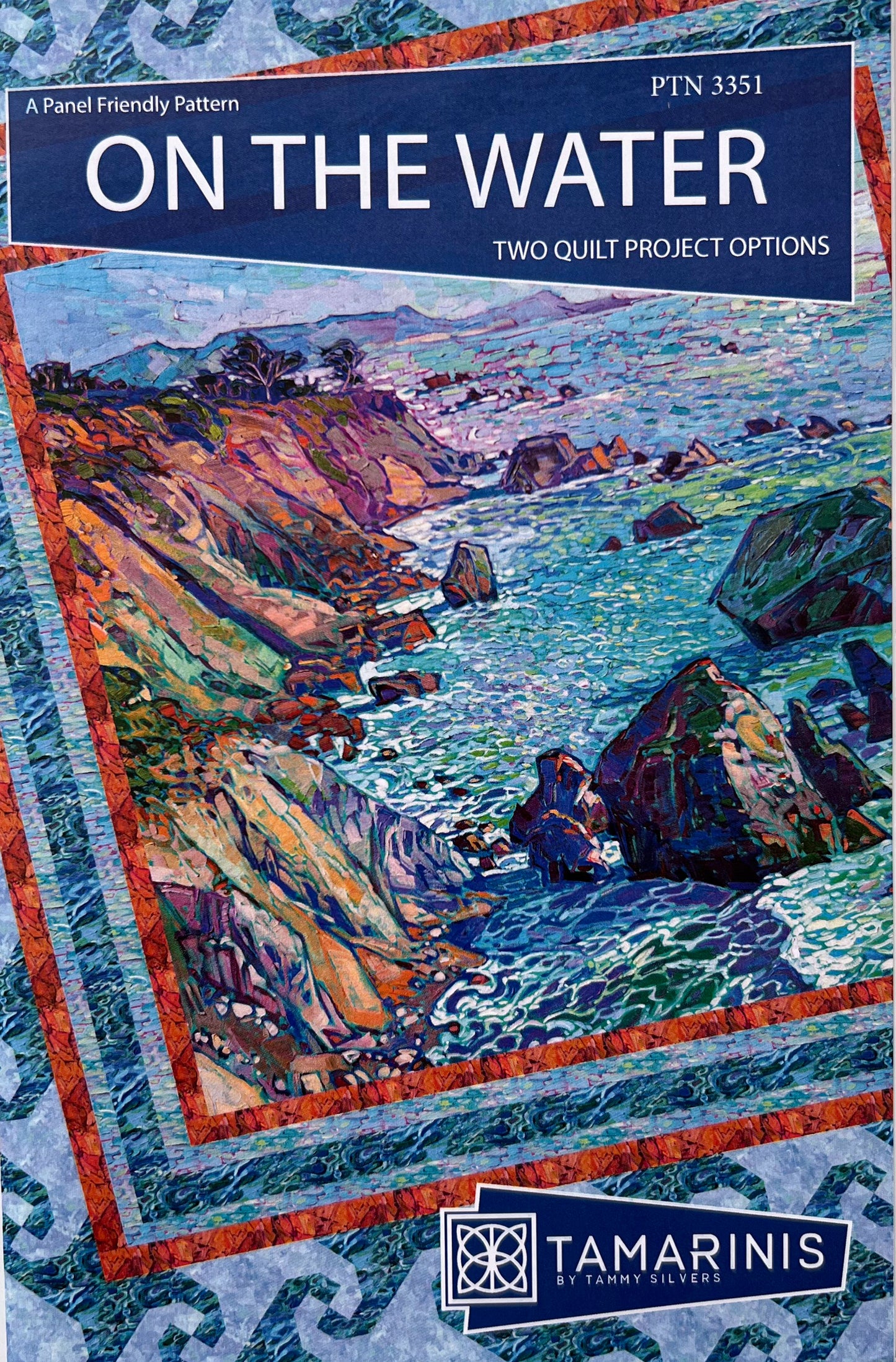 On the Water Panel Frame Quilt Pattern, Tamarinis TOTW251 PTN3351