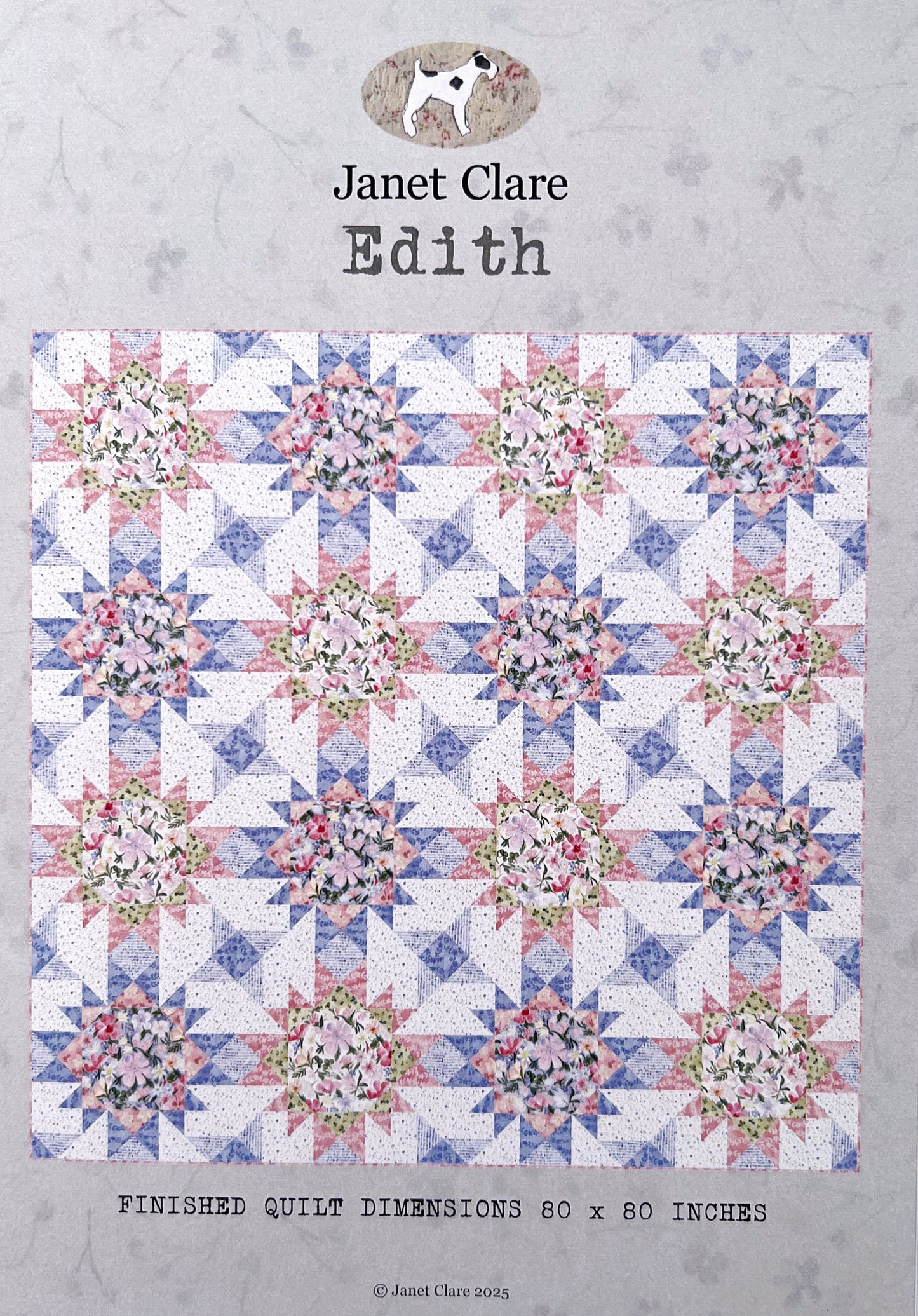 Edith Quilt Pattern, Janet Clare JC267