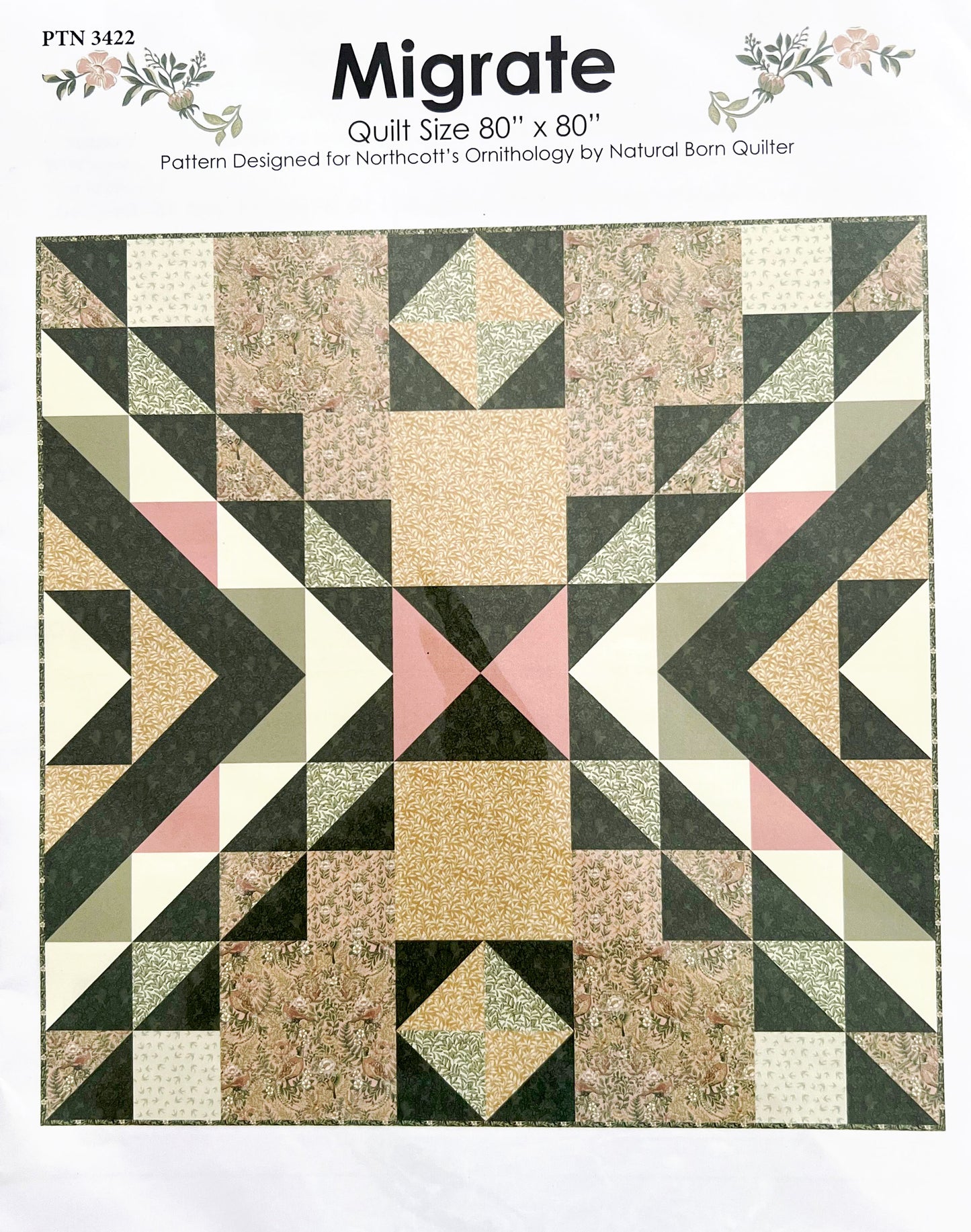 Migrate Quilt Pattern, Natural Born Quilter PTN3422
