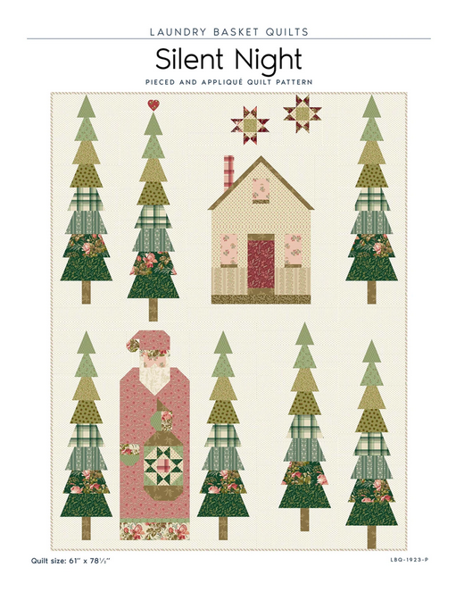 Silent Night Quilt Pattern, Laundry Basket Quilts LBQ-1923-P