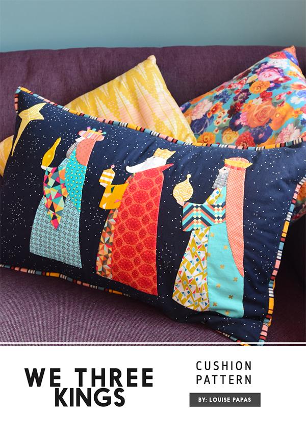 We Three Kings Pillow Quilt Pattern, Jen Kingwell Designs JKD8441