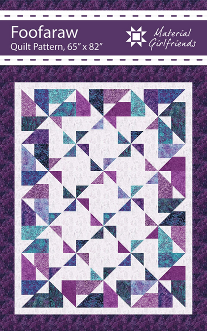 Foofaraw Quilt Pattern, Material Girlfriends MG121