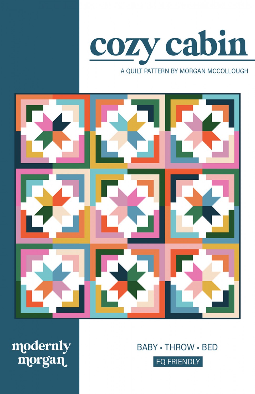 Cozy Cabin Quilt Pattern, Modernly Morgan MM-013