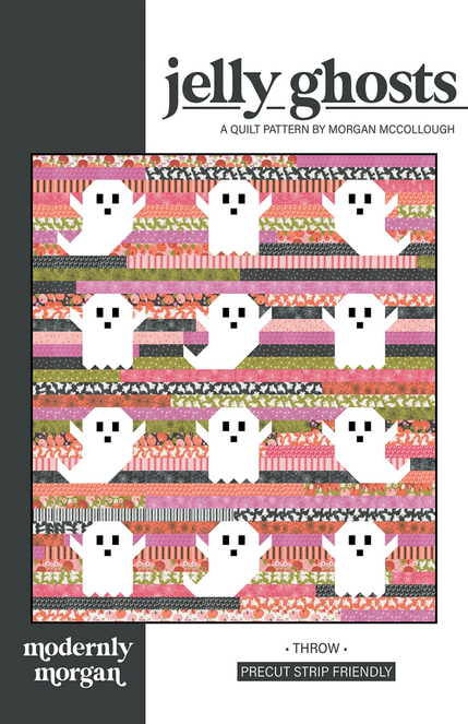 Jelly Ghosts Quilt Pattern, Modernly Morgan MM-029