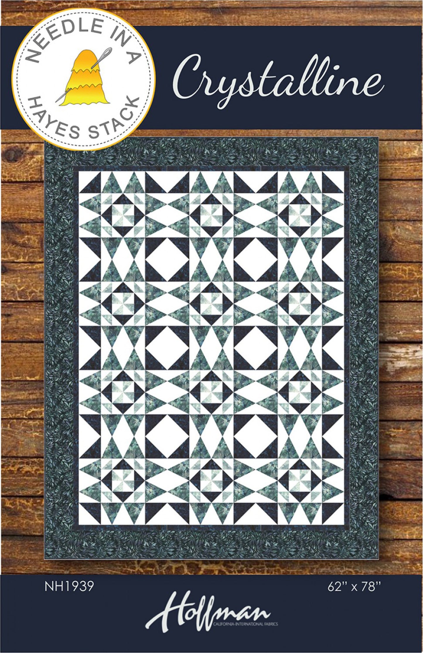 Crystalline Quilt Pattern, Needle in a Hayes Stack NH1939