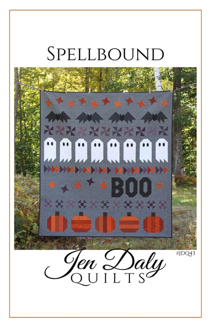 Spellbound Halloween Sampler Quilt Pattern, Jen Daly Quilts P200-SPELLBOUND