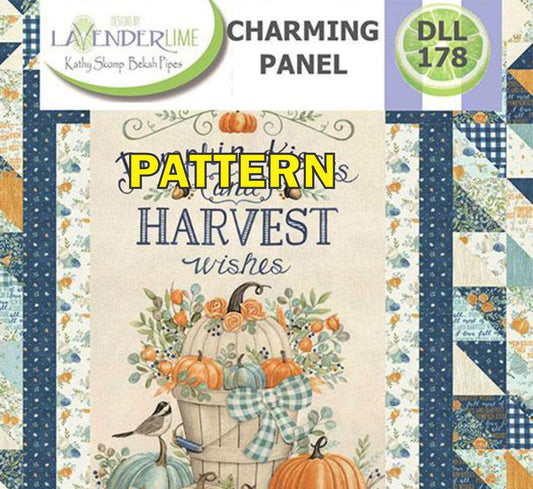 Charming Panel Frame Quilt PATTERN, Designs by Lavender Lime DLL178