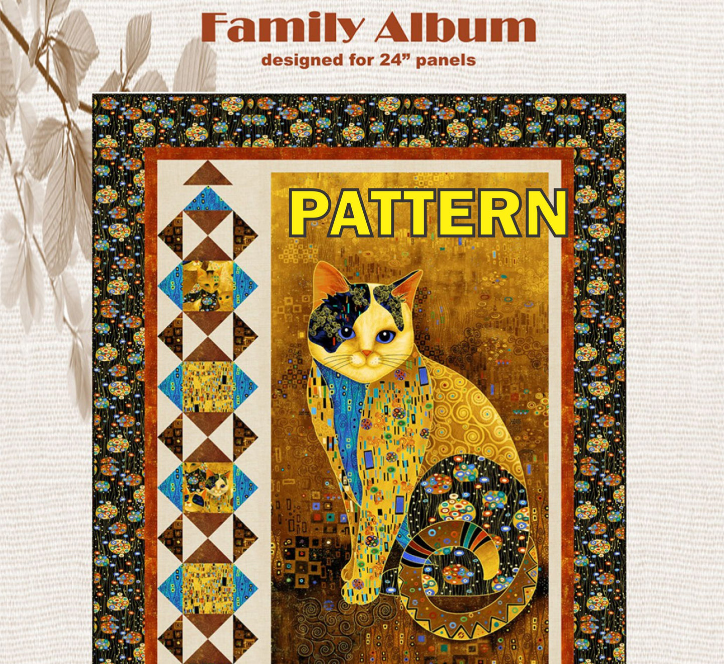 Family Album Panel Frame Quilt PATTERN, Sweet Tea Girls STG0180