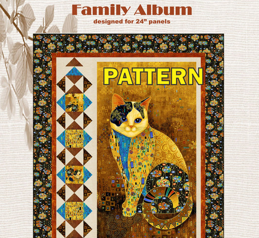 Family Album Panel Frame Quilt PATTERN, Sweet Tea Girls STG0180