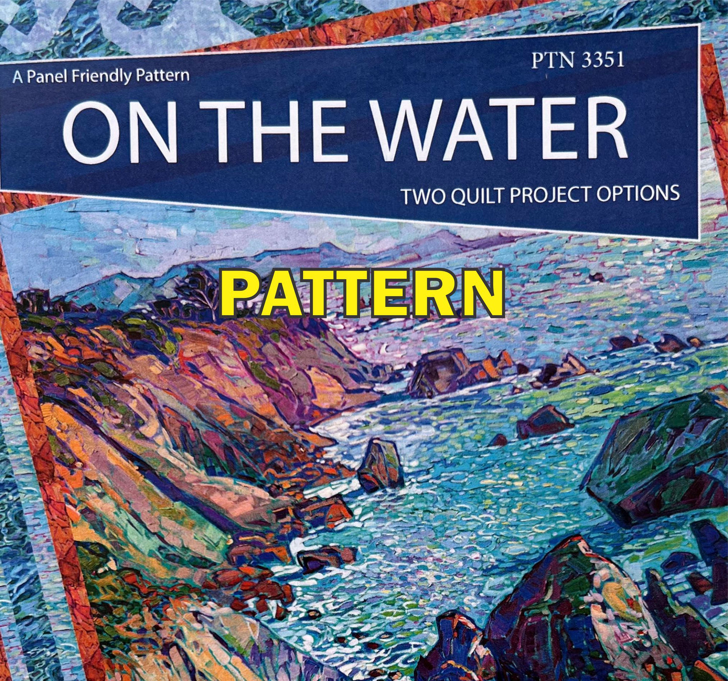 On the Water Panel Frame Quilt PATTERN, Tamarinis TOTW251 PTN3351