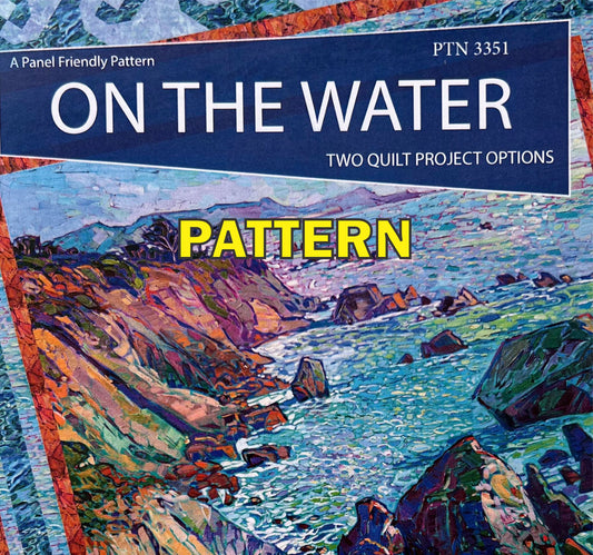On the Water Panel Frame Quilt PATTERN, Tamarinis TOTW251 PTN3351