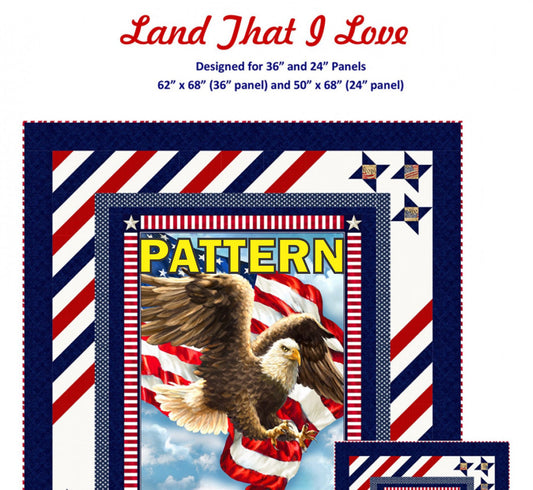 Land That I Love Panel Frame Quilt PATTERN, The Sweet Tea Girls STG-0193