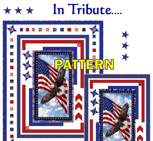 In Tribute Panel Frame Quilt PATTERN, The Sweet Tea Girls STG-0149