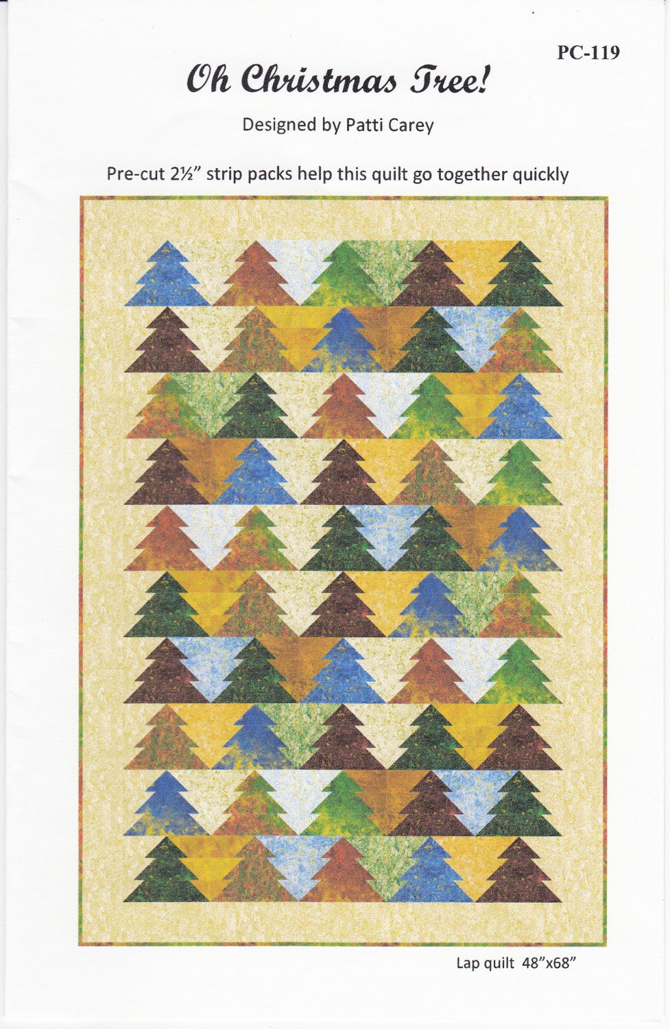 Oh Christmas Tree Quilt Pattern, Patti's Patchwork PC119