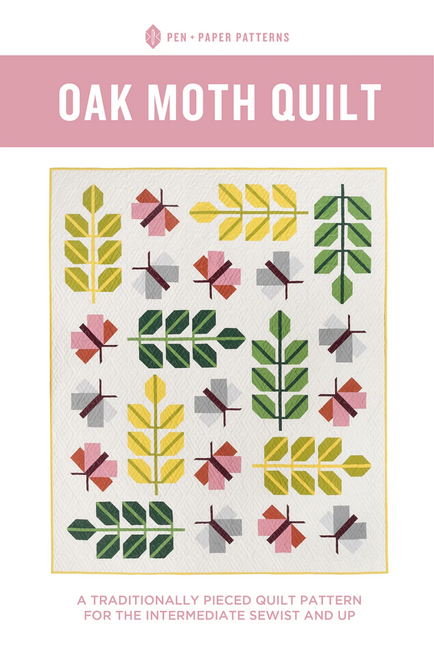 Oak Moth Quilt Pattern, Pen and Paper Patterns PPP29