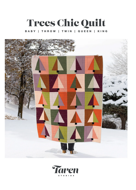 Trees Chic Quilt Pattern, Taren Studios PQP-TREESCHIC