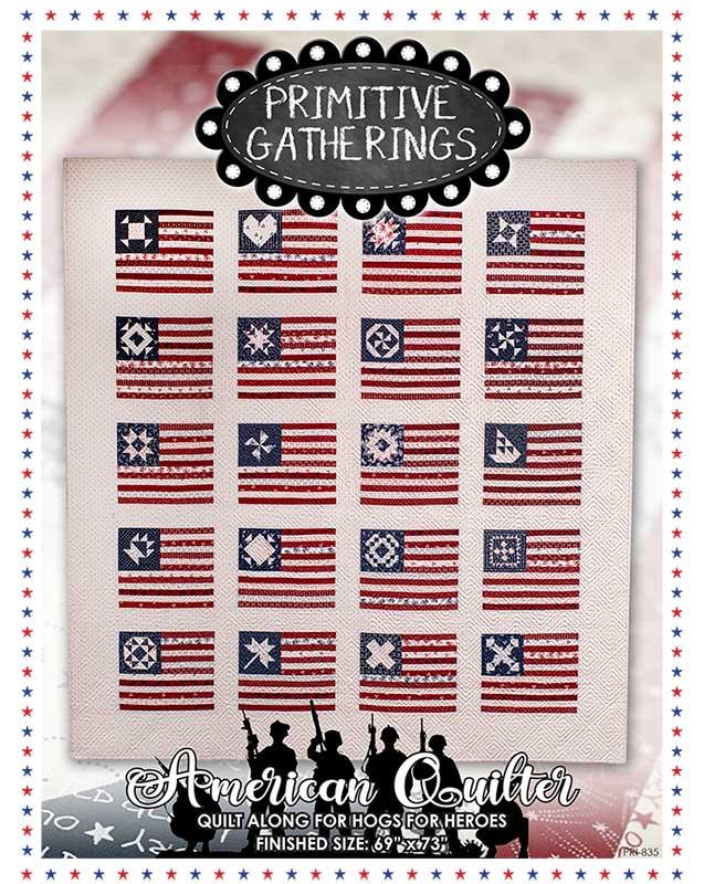 American Quilter Quilt Pattern, Primitive Gatherings PRI835