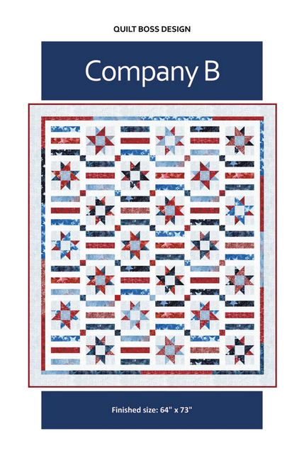 Company B Quilt Pattern, Quilt Boss QBOSS-6247