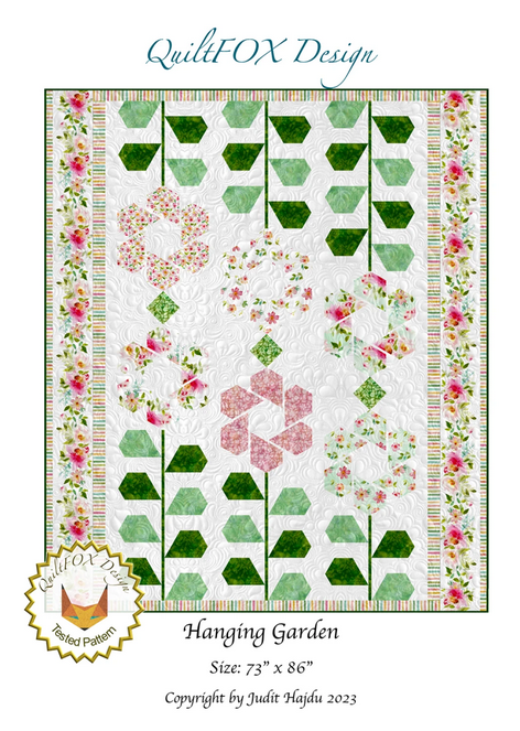Hanging Garden Sweet Surrender Quilt Pattern, Quilt Fox QFOX292