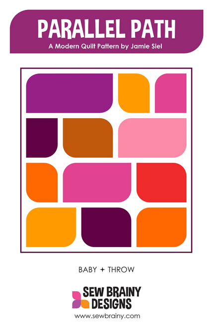 Parallel Path Quilt Pattern, Sew Brainy Designs SBD-301