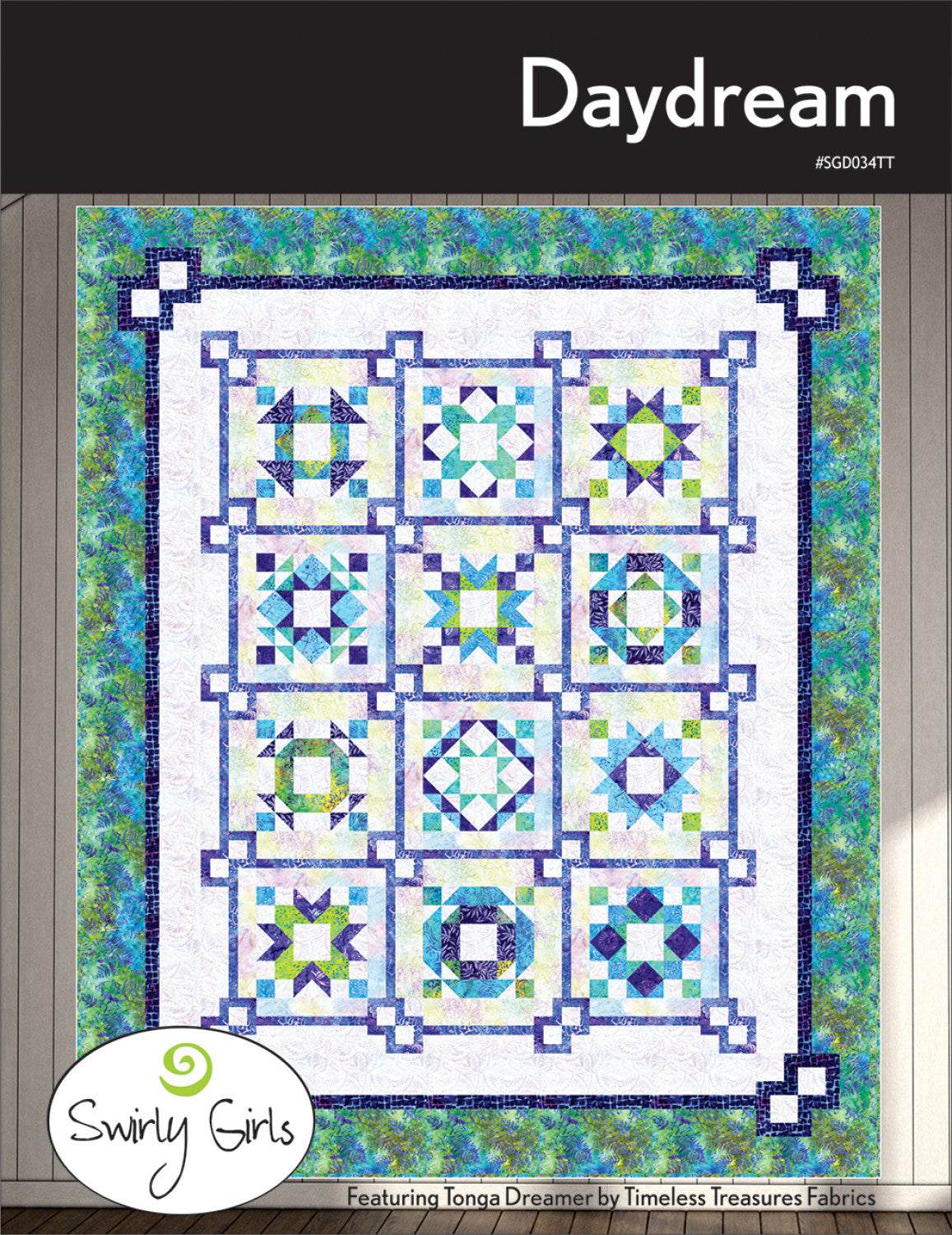 Daydream Sampler BOM Quilt Pattern, Swirly Girls Design SGD034TT