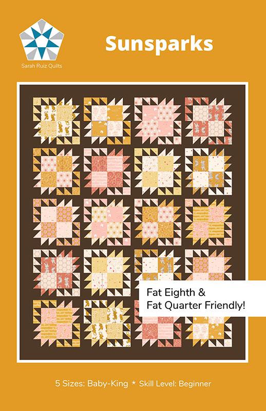 Sunsparks Quilt Pattern, Sarah Ruiz Quilts SRQ013
