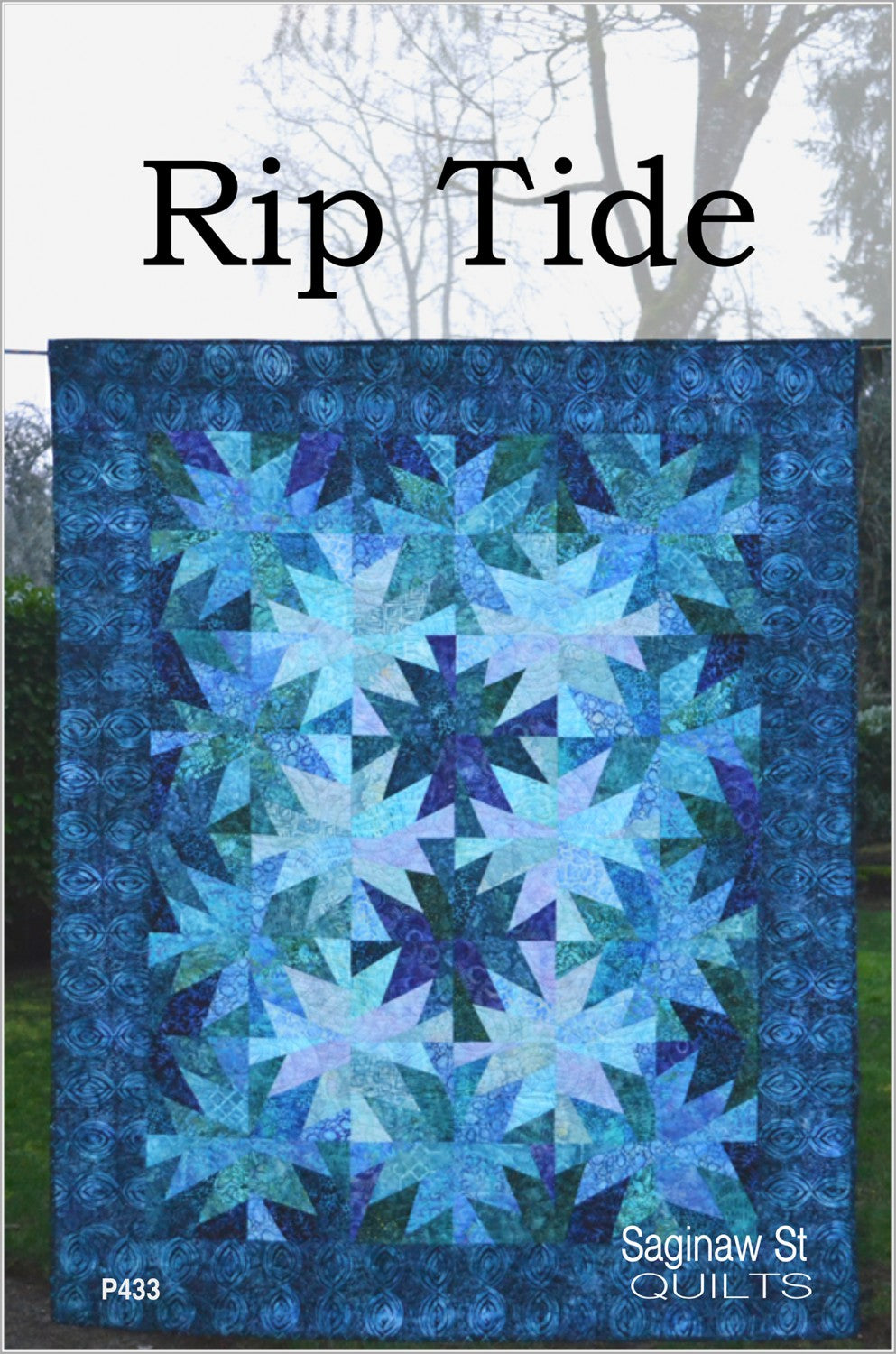 Rip Tide Quilt Pattern, Saginaw Street Quilt Company SSQ433
