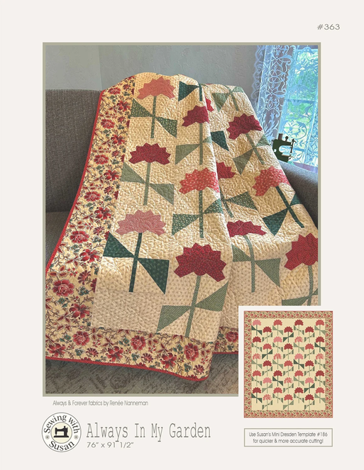 Always in My Garden Quilt Pattern, Suzn Quilts SUZ363