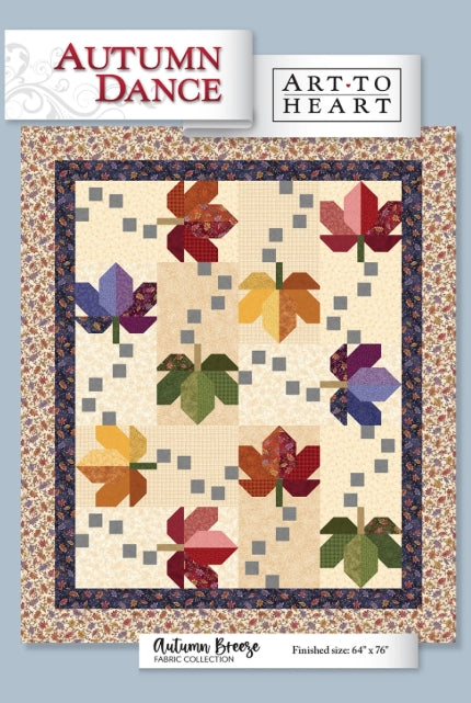 Autumn Dance Quilt Pattern, Art to Heart ATH183P