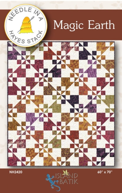 Magic Earth Quilt Pattern, Needle Hayes Stack NH2420