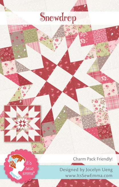 Snowdrop Quilt Pattern, It's Sew Emma ISE299
