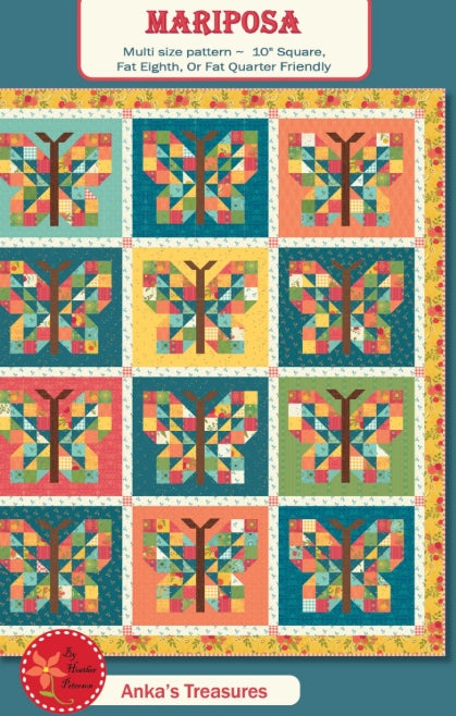 Mariposa Quilt Pattern, Anka's Treasures ANK361