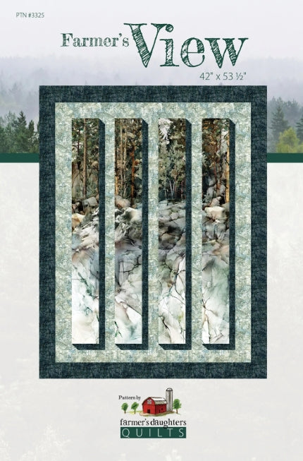 Farmer's View Quilt Pattern, Farmer's Daughters Quilts FDQ-VIEW PTN3325