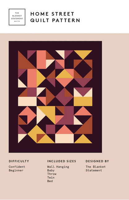 Home Street Quilt Pattern, The Blanket Statement TBS015