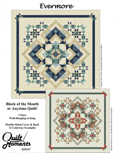Evermore BOM Quilt Pattern, Quilt Moments QM167