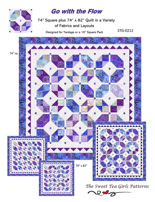 Go With the Flow Quilt Pattern, The Sweet Tea Girls STG0212