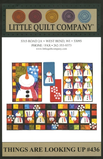 Things Are Looking Up Quilt Pattern, Little Quilt Company LCQ436