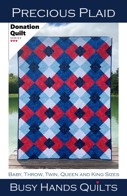 Precious Plaid Quilt Pattern, Busy Hands Quilts BUS0981