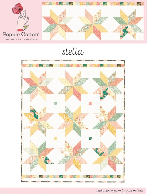 Stella Quilt and Table Runner Pattern, Poppie Cotton LBP25162