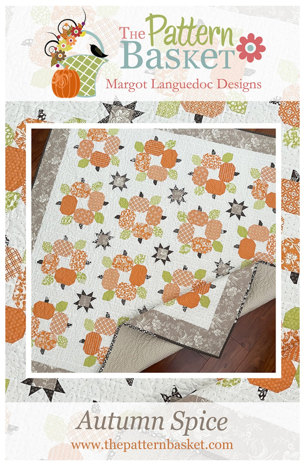 Autumn Spice Quilt Pattern, The Pattern Basket TPB2103