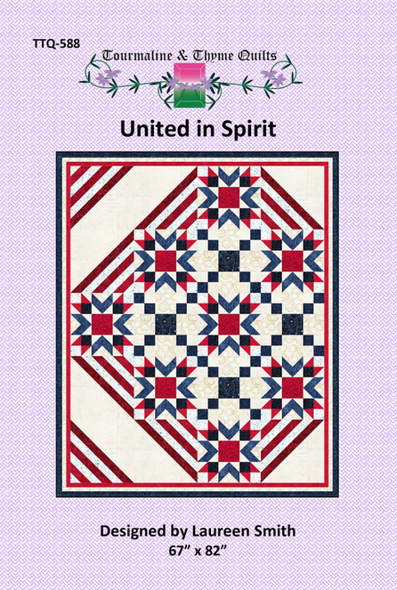 United in Spirit Quilt Pattern, Tourmaline and Thyme TTQ588