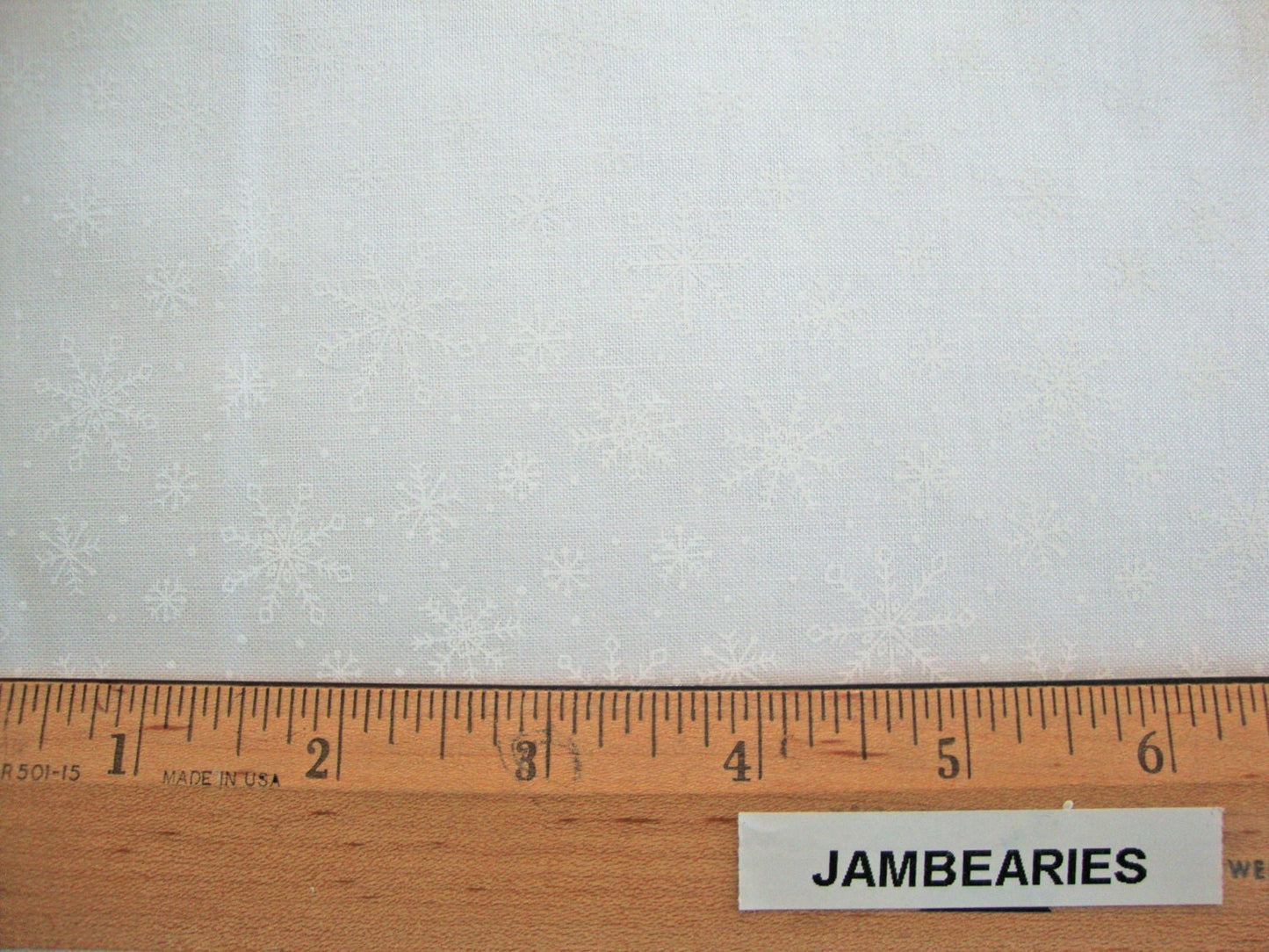 Muslin Mates - Snowflakes White on White Quilt Fabric, Moda 9929 11, White Snowflake Quilt Background Fabric, By the Yard