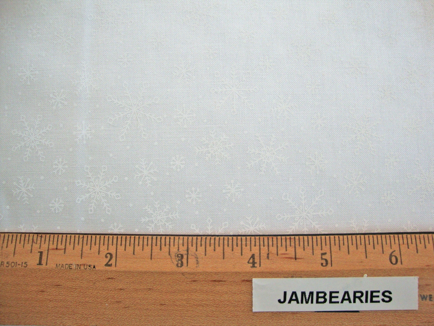 Muslin Mates - Snowflakes White on White Quilt Fabric, Moda 9929 11, White Snowflake Quilt Background Fabric, By the Yard