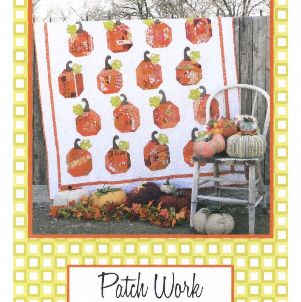 LAST CALL Patch Work Quilt Pattern, Sewn into the Fabric SITF183S
