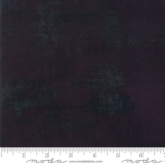 Grunge Basics - Black Dress Tonal Blender Fabric, Moda 30150 165, Mottled Black Tonal Texture Fabric, BasicGrey, By the Yard