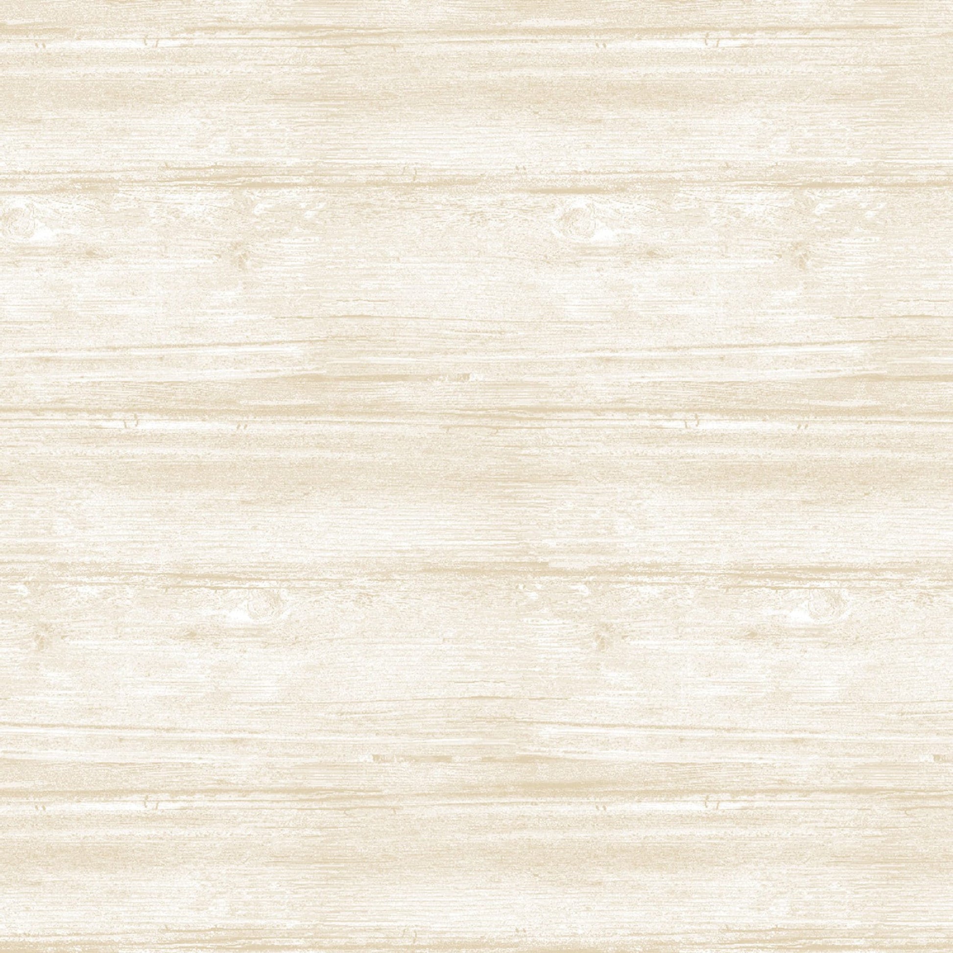 REMNANT - 2 Yards 24" of 108" Inch Washed Wood Whitewash Wide Quilt Back Fabric, Benartex 7709W-75, Cream Shiplap Wood Look Wide Back Fabric