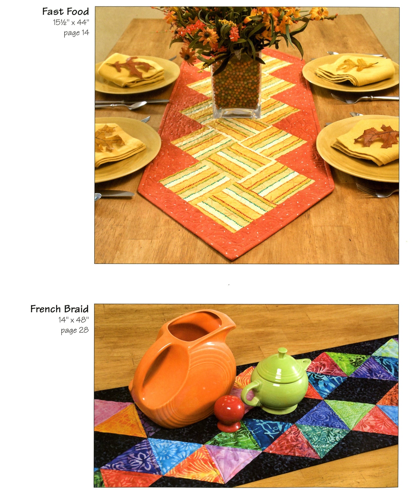 Let's Do Lunch Quilt Pattern Book, Atkinson Designs ATK606, Table Runner Place Mats Patterns, Project Book, Tote Bag Pattern